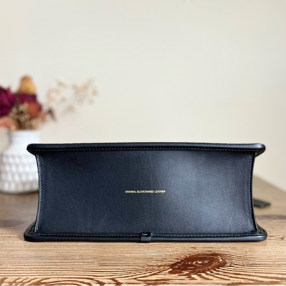 Coach Black Willis Top Handle Leather Satchel - Picture 6 of 16